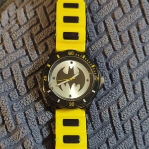 Black and Yellow Superhero Watch